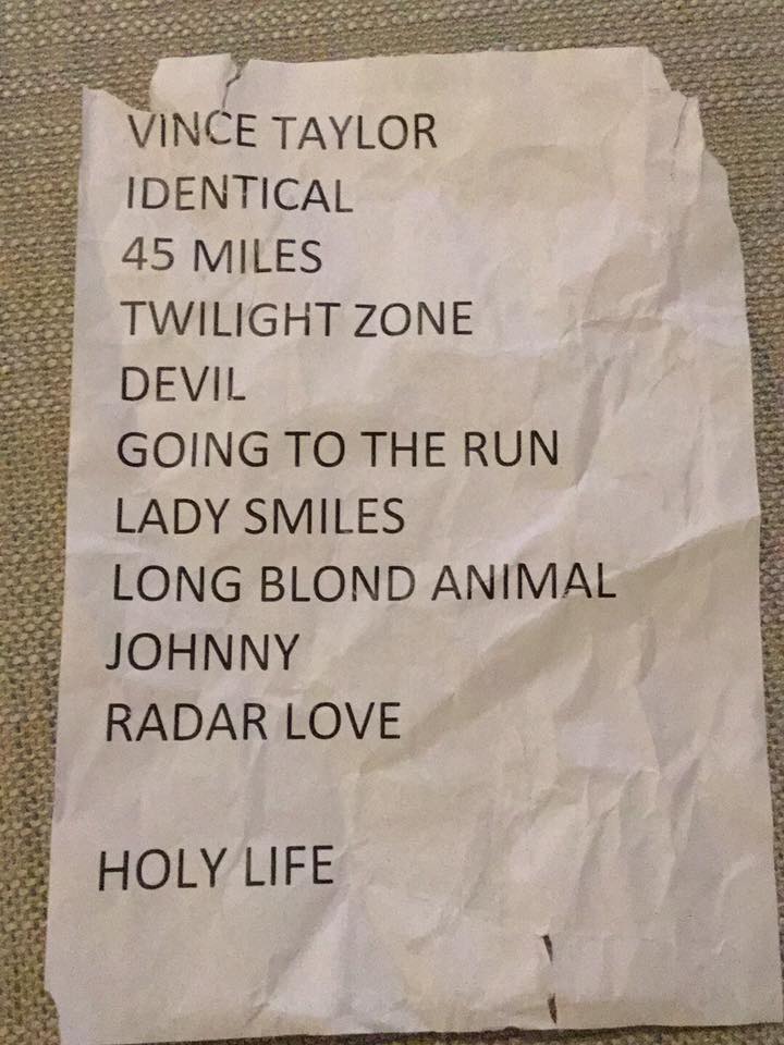 Golden Earring setlist July 09, 2017 Heerlen - Parkcity live
